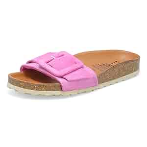 Amazon.com | Miz Mooz Women's Reiko Flat Sandal, Pink, 8.5-9